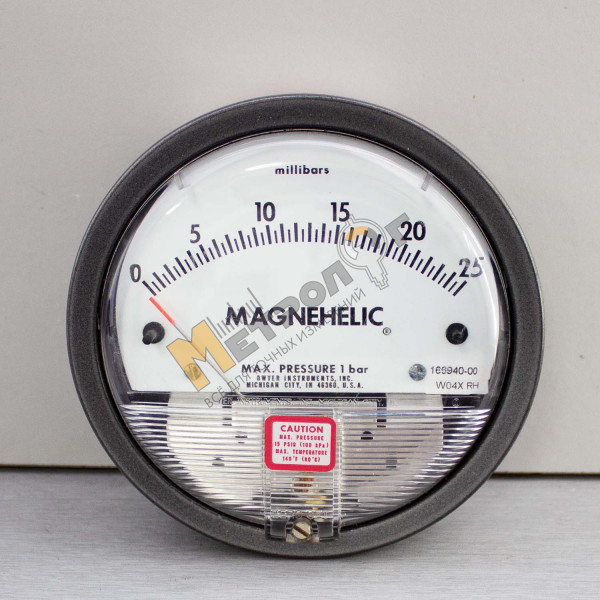 Манометр Magnehelic 2000 (25 millibars)