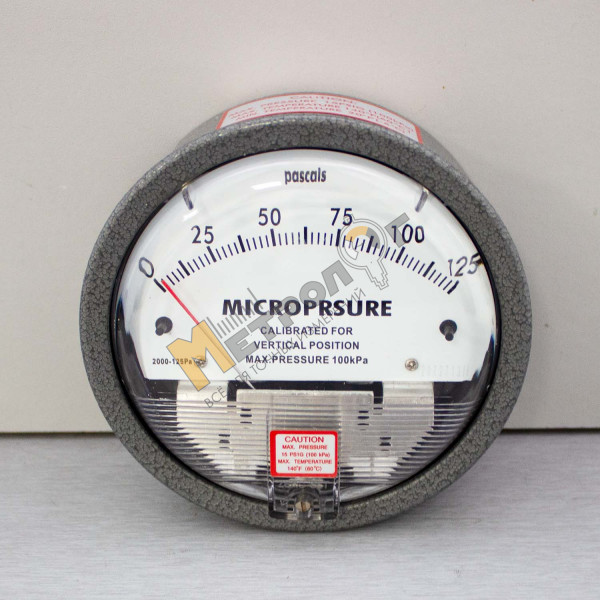 Манометр Microprsure (0...125 Pa)