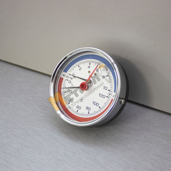 Термоманометр МТ-80-ТМ-10бар-120˚С (О)