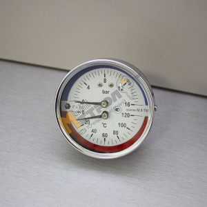 Термоманометр М.8-ТМ-16бар-120˚С (О)